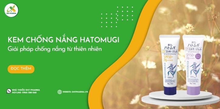 Kem chống nắng Hatomugi: Giải pháp chống nắng từ thiên nhiên