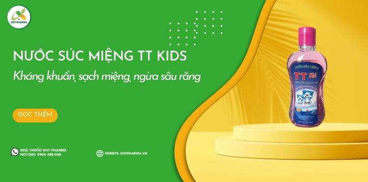 Nước súc miệng TT Kids - Làm sạch răng miệng, ngừa sâu răng hiệu quả