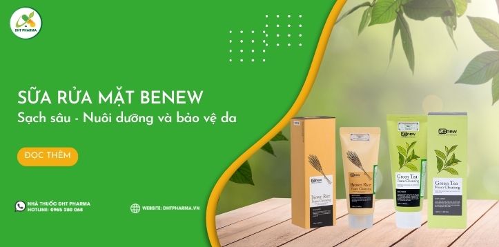 Sữa rửa mặt Benew: Giải pháp làm sạch sâu cho da