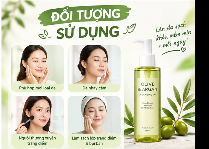 dầu tẩy trang Olive