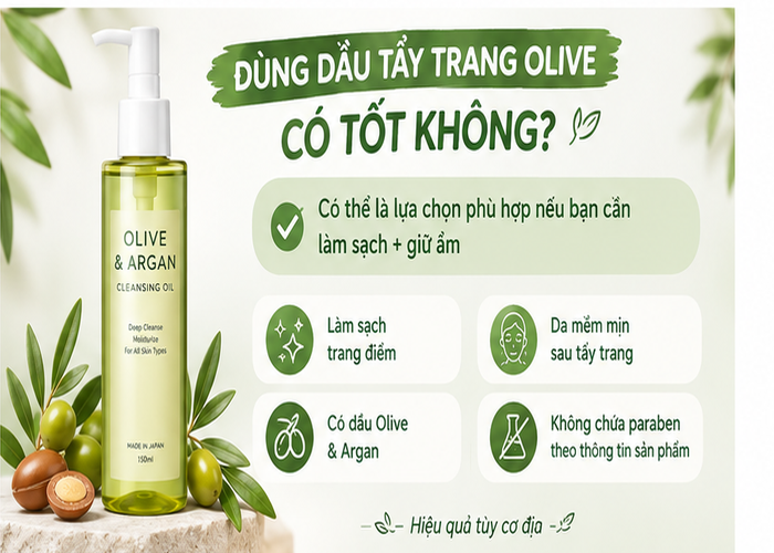 dầu tẩy trang Olive