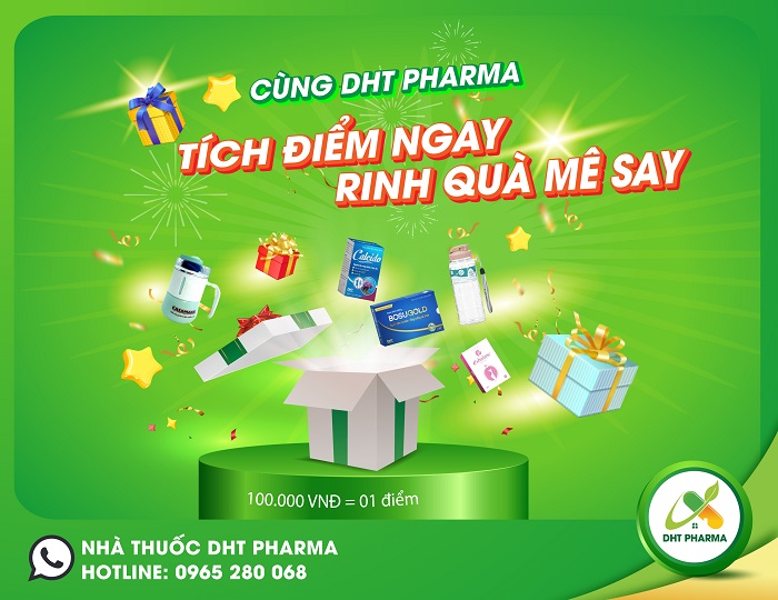 tích điểm ngay rinh quà mê say cùng dht pharma