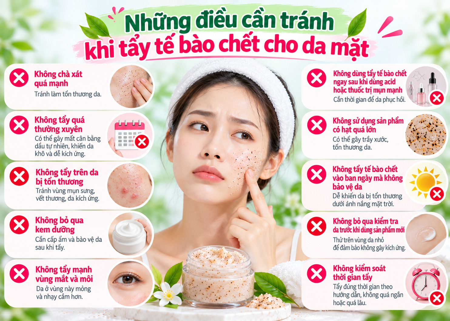 Cách dùng tẩy tế bào chết