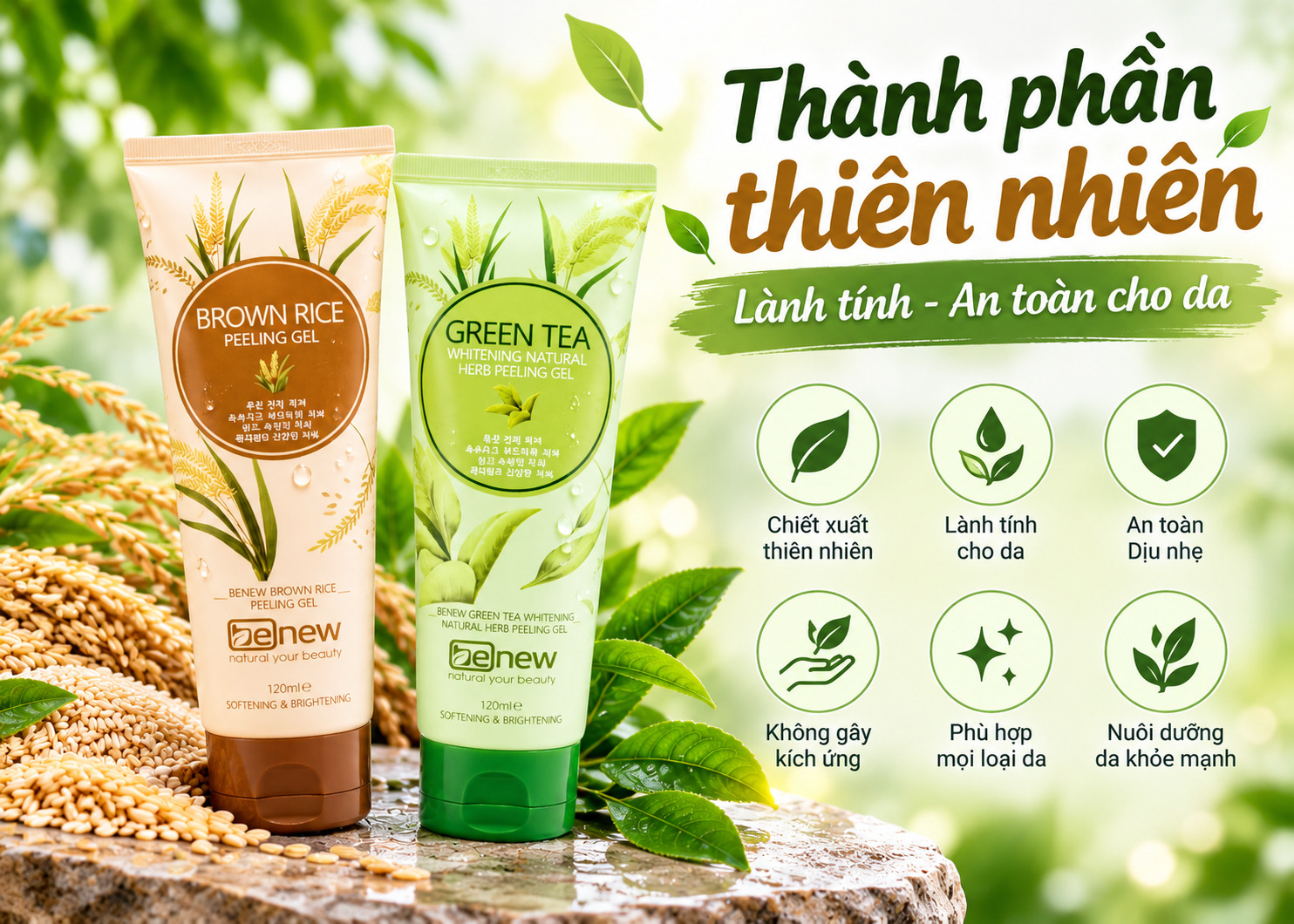 Tẩy tế bào chết Benew