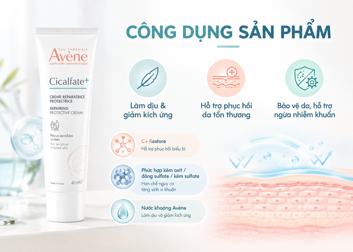 Kem dưỡng Avene Cicalfate
