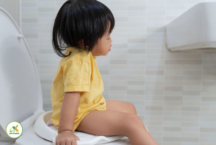 Trẻ bị táo bón