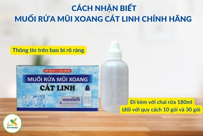 Muối rửa mũi xoang Cát Linh