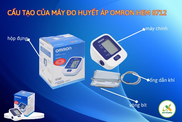 Máy đo huyết áp Omron Hem 8712