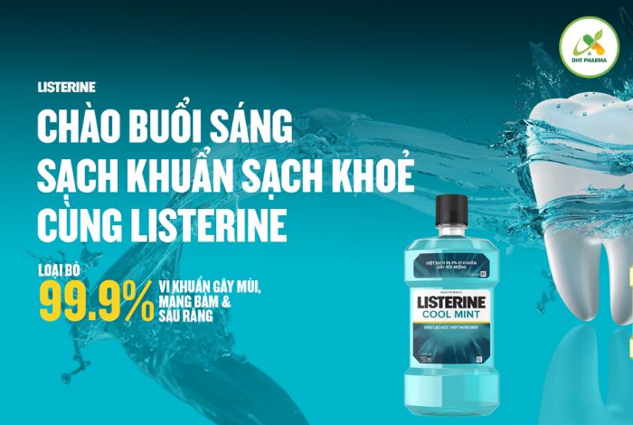 nước súc miệng listerine
