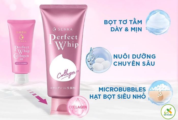 Sữa rửa mặt Senka hồng