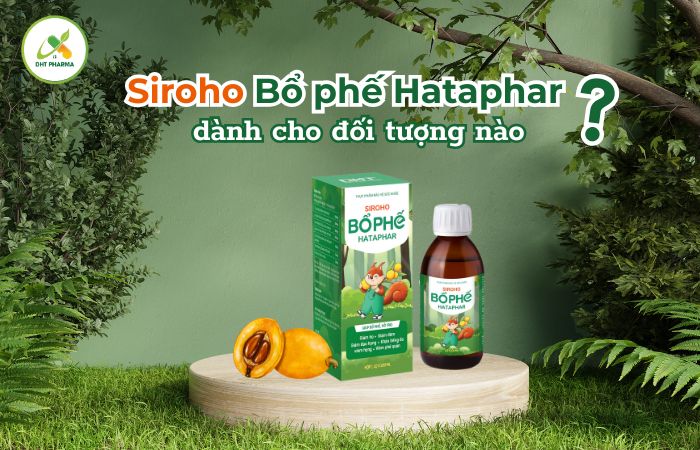 Siroho Bổ phế Hataphar