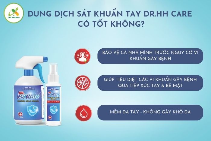Dung dịch sát khuẩn tay Dr.HH Care