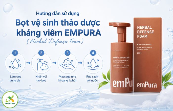 Bọt vệ sinh thảo dược kháng viêm EMPURA