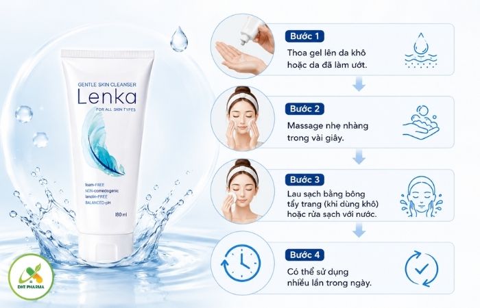 Gel rửa mặt Lenka