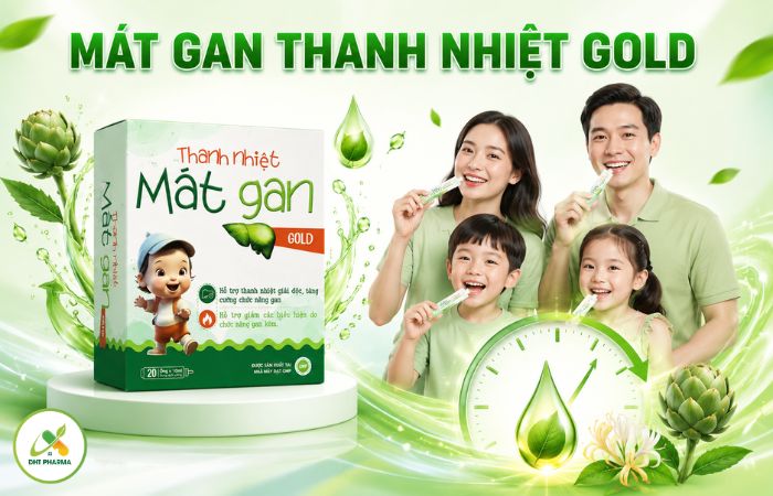 Mát Gan Thanh Nhiệt Gold