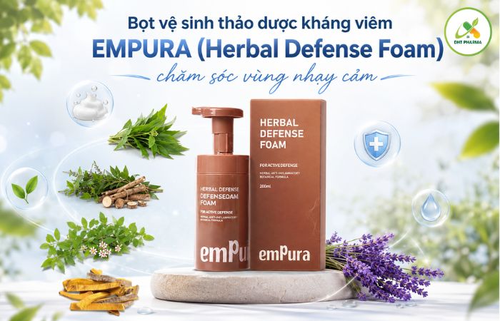 Bọt vệ sinh thảo dược kháng viêm EMPURA