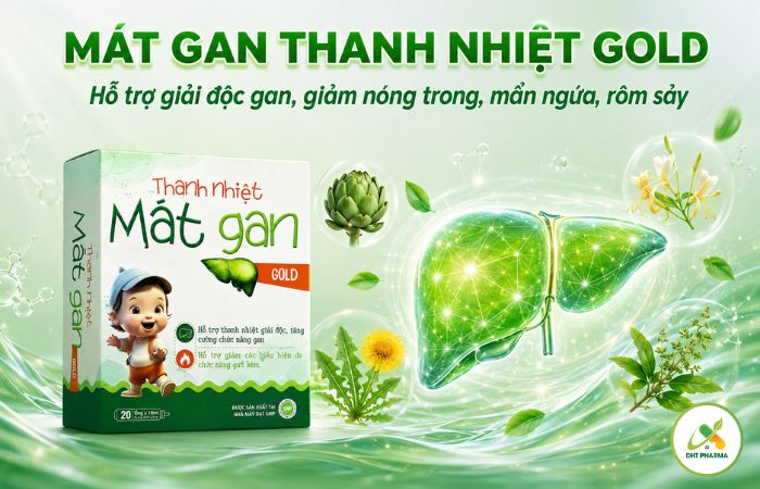 Mát Gan Thanh Nhiệt Gold