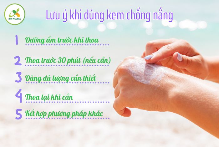 Cách dùng kem chống nắng