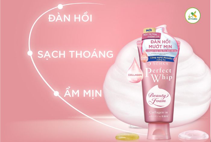 Sữa rửa mặt Senka hồng