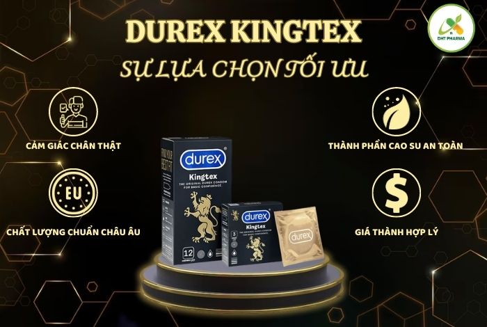 bao cao su Durex Kingtex