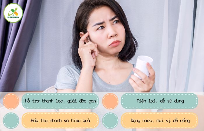 Giải độc gan dạng nước