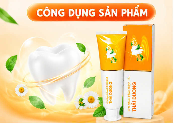 kem đánh răng Thái Dương