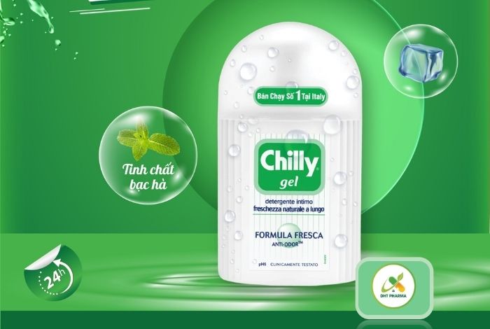 Dung dịch vệ sinh Chilly màu xanh