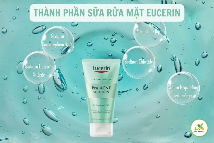 sữa rửa mặt Eucerin