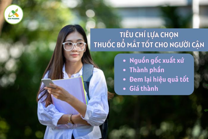 thuốc bổ mắt cho người cận thị