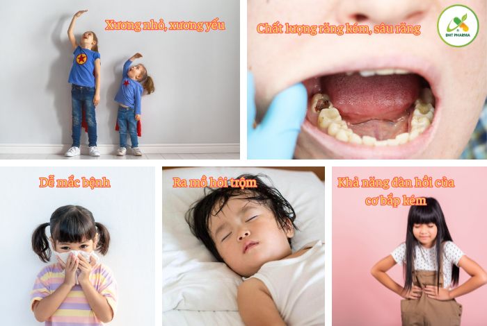 Dấu hiệu trẻ thiếu canxi