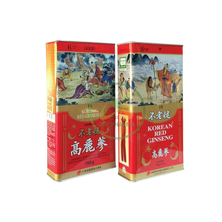 SÂM HÀN QUỐC 6 TUỔI, CỦ TO CHẮC MẠP, MÀU VÀNG NÂU ĐẶC TRƯNG