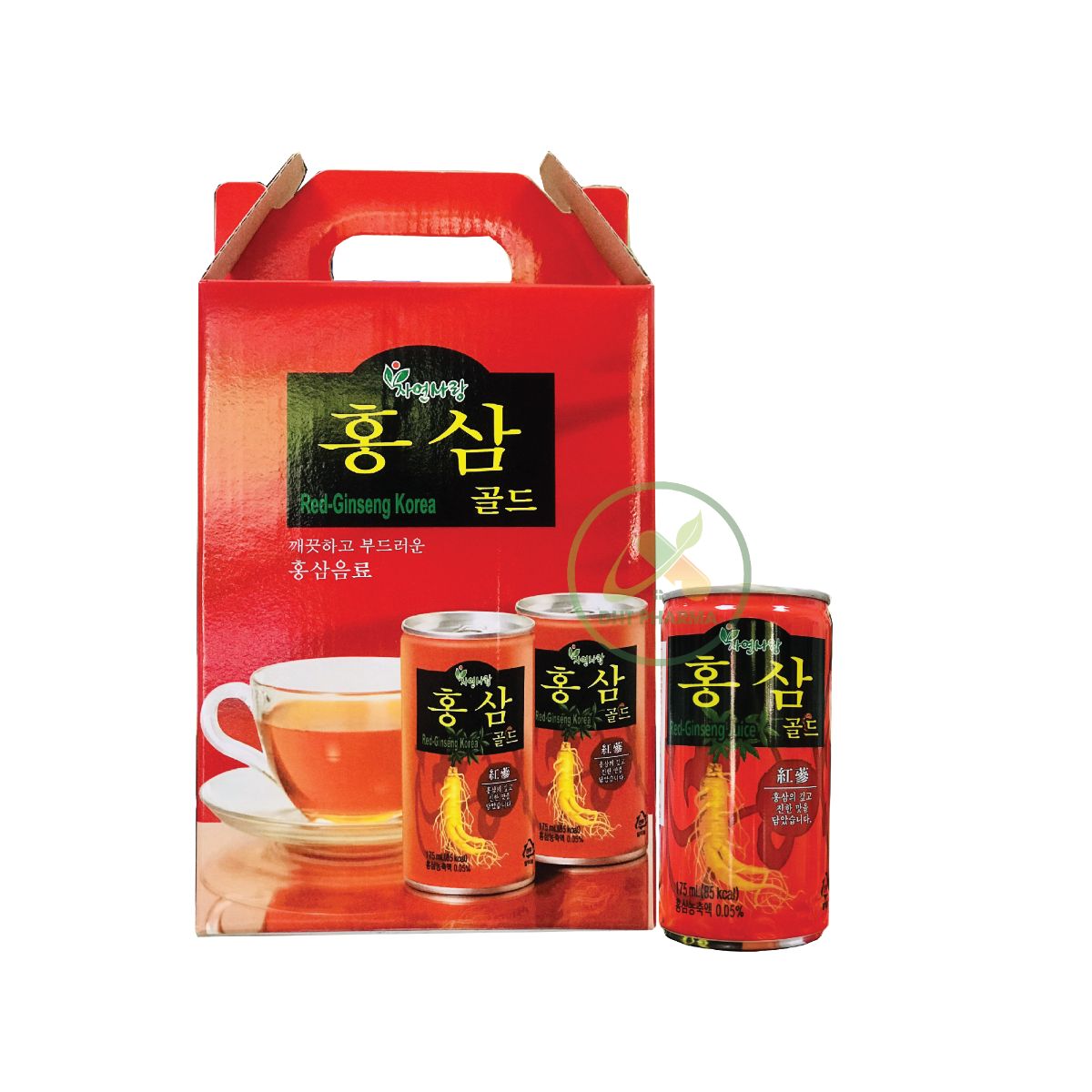 NƯỚC HỒNG SÂM HÀN QUỐC ĐÓNG CHAI SANG TRỌNG TRÊN NỀN GỖ TỰ NHIÊN