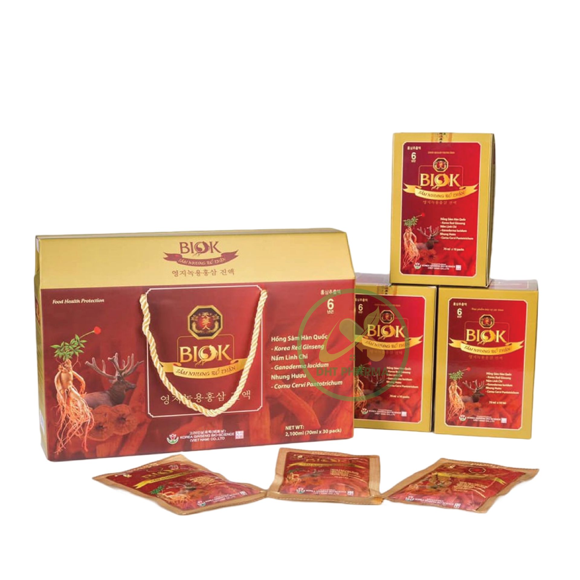 Nước uống Sâm Nhung - Linh Chi Hàn Quốc BIOK