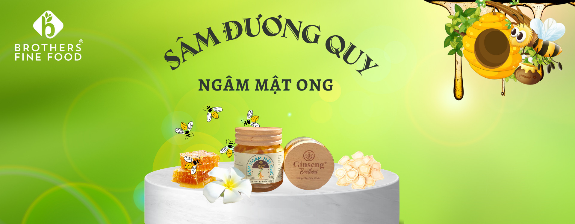 Sử dụng sâm Ginseng Brothers để chế biến các món ăn