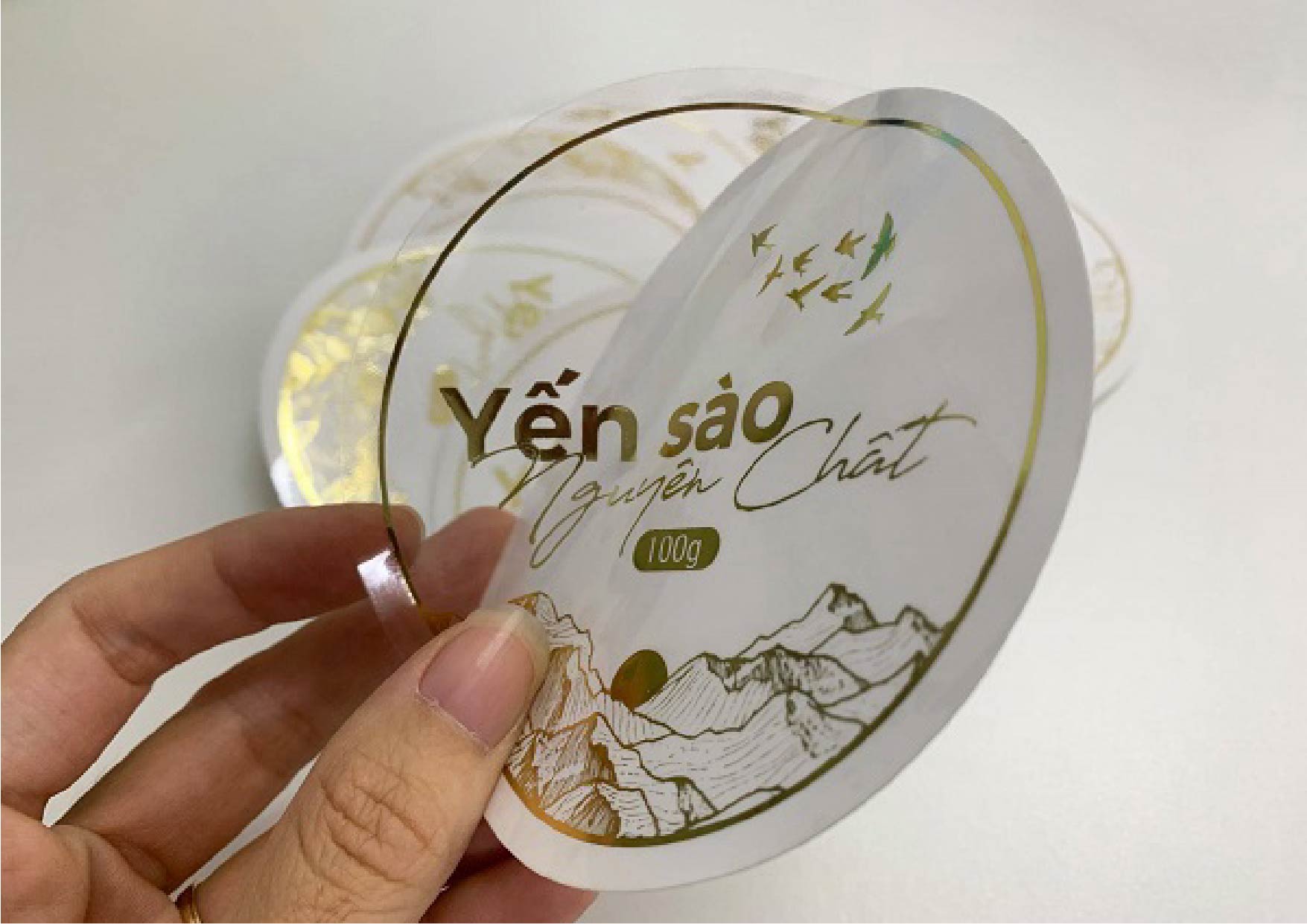 In decal yến sào cao cấp giá rẻ lấy liền In decal yến sào cao cấp giá rẻ lấy liền