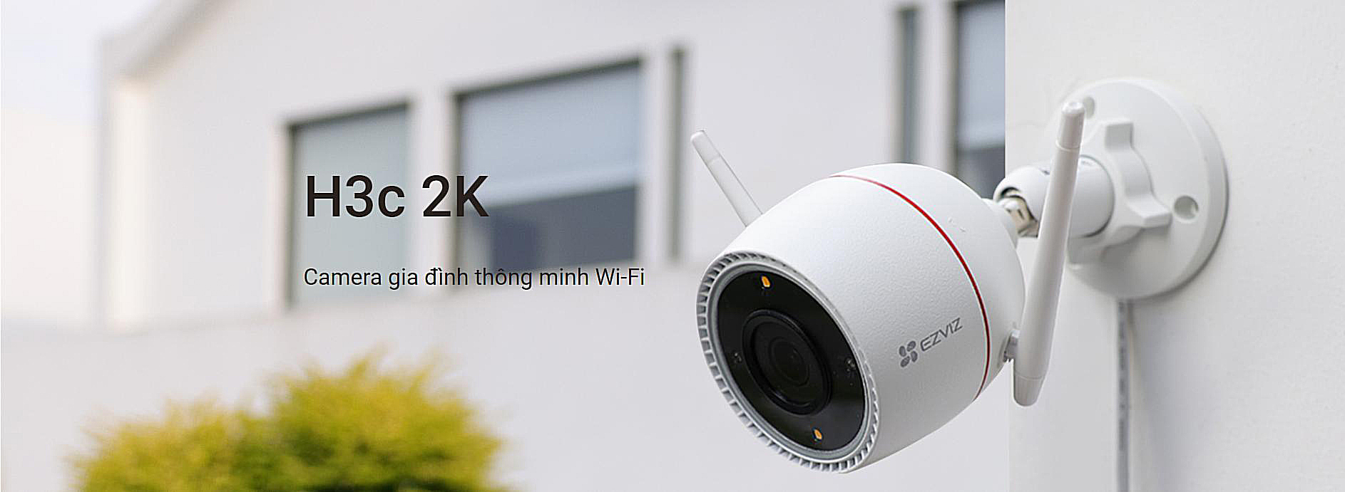 Camera WiFi thông minh ngoài trời EZVIZ H3c 2K⁺ | cfix.vn