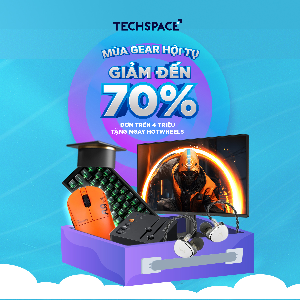 Back To School - Mùa Gear Hội Tụ: Khuyến Mãi Gaming Gear Cực Sốc Tại TechSpace