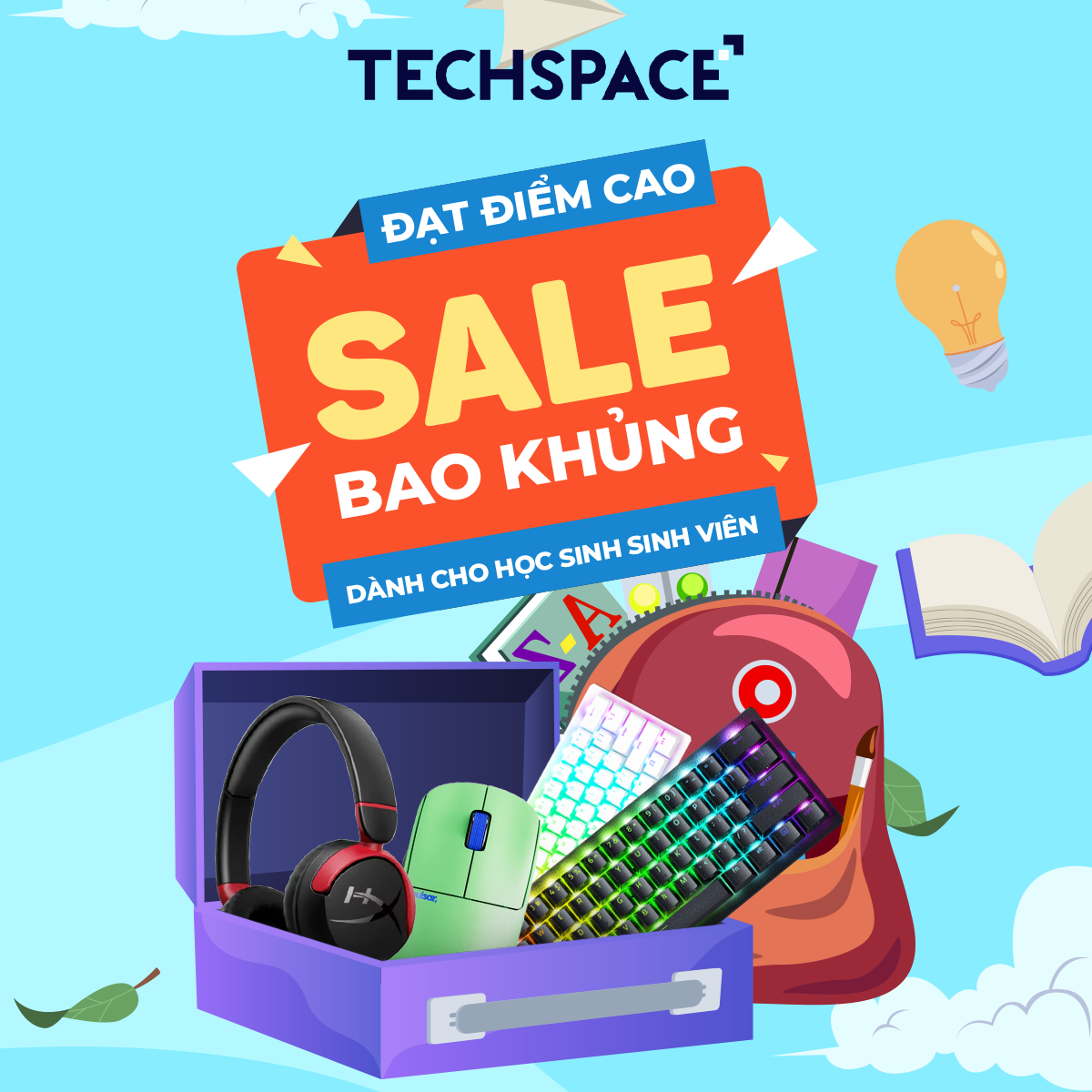 Hướng Dẫn Tham Gia Chương Trình Khuyến Mãi Dành Cho Học Sinh - Sinh Viên Tại TechSpace Việt Nam
