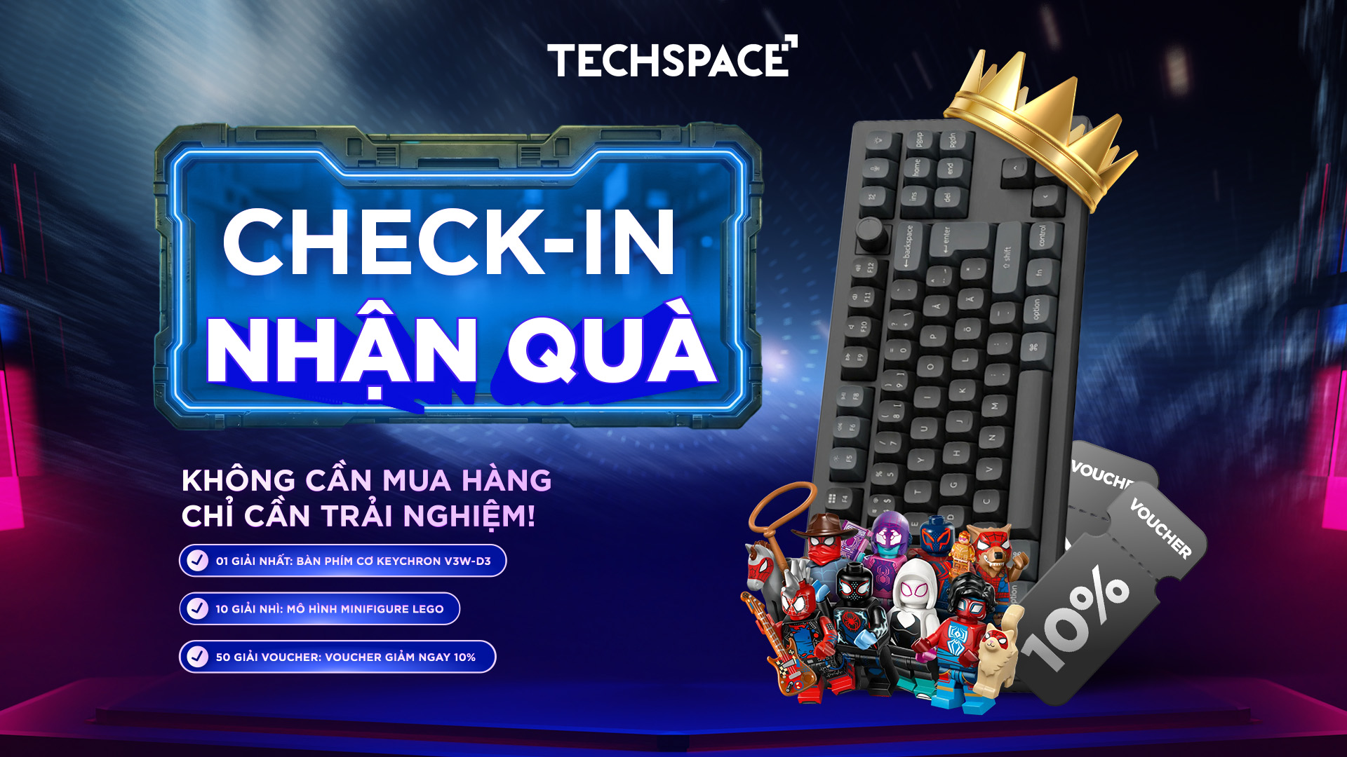 CHECK-IN LIỀN TAY - RINH NGAY QUÀ TẶNG KHỦNG!