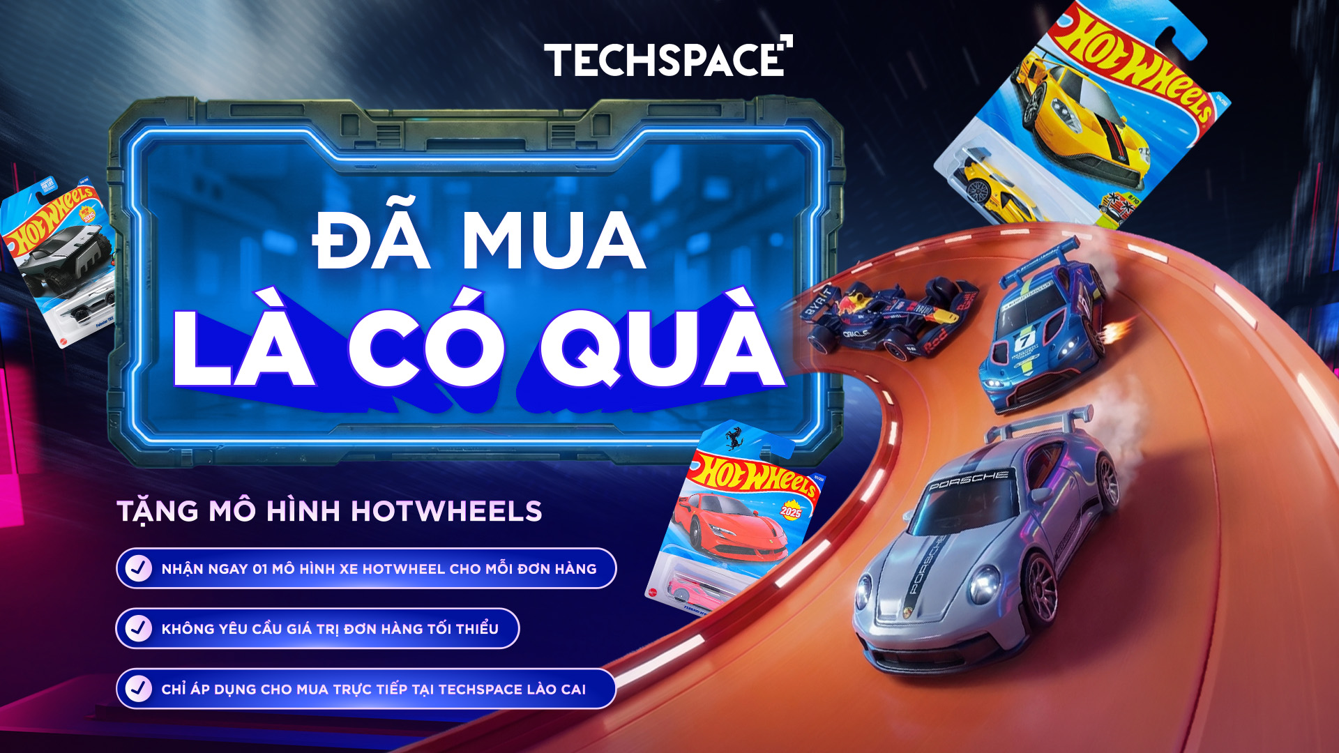 ĐẾN SỚM CHỐT ĐƠN, RINH NGAY HOTWHEELS!
