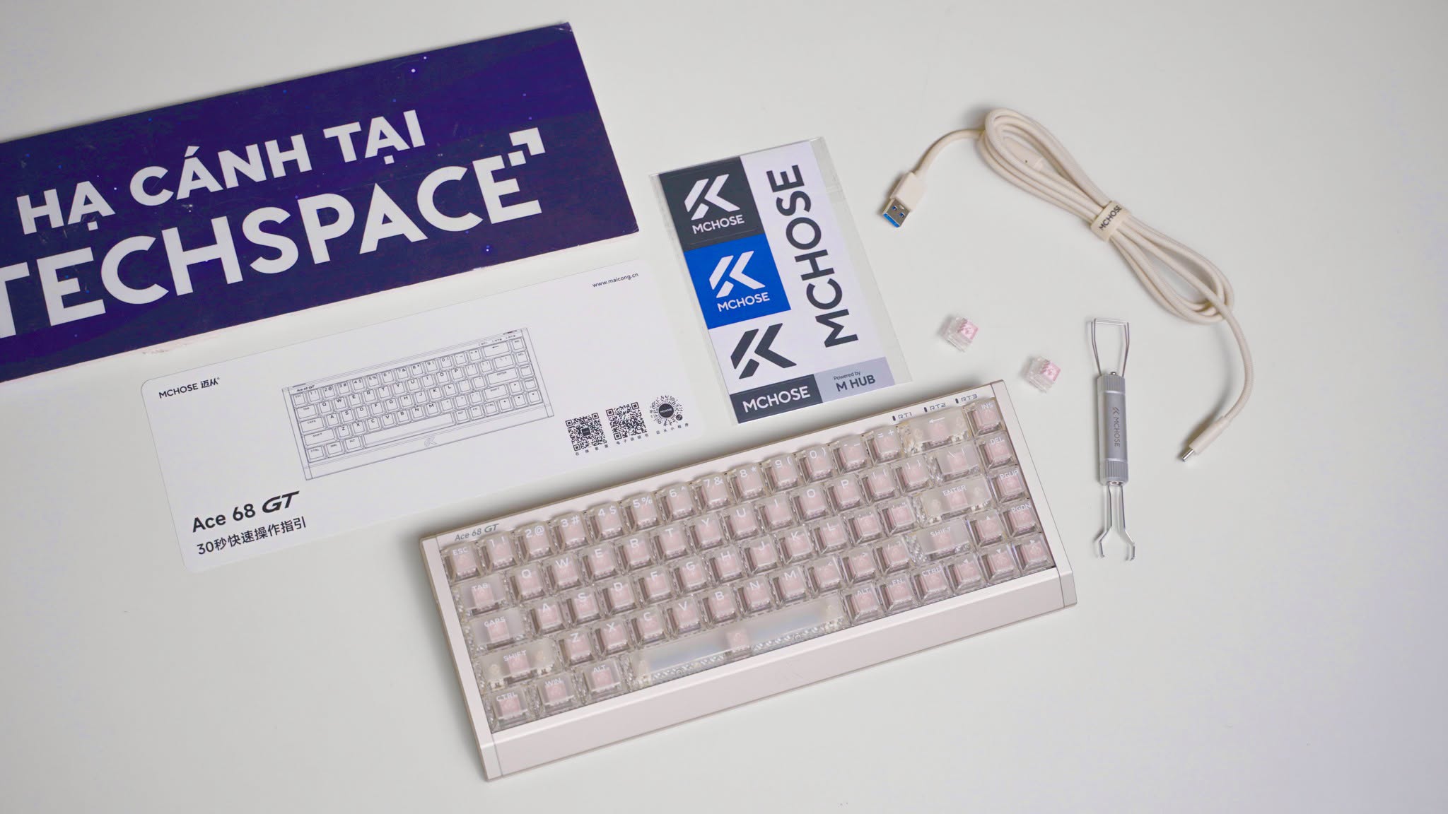 Bàn Phím Từ Tính MCHOSE Ace 68 GT: Vũ Khí Dành Cho Game Thủ FPS Với 16K Polling Rate!