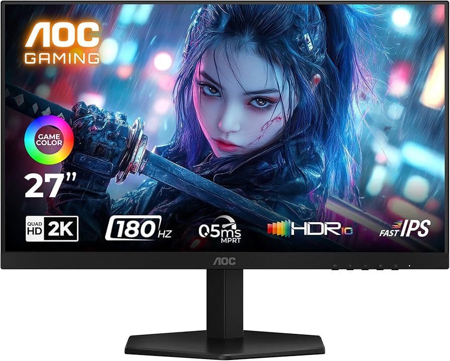 AOC Q27G40E/71: Sự Lựa Chọn Vàng Cho Trải Nghiệm QHD 180Hz