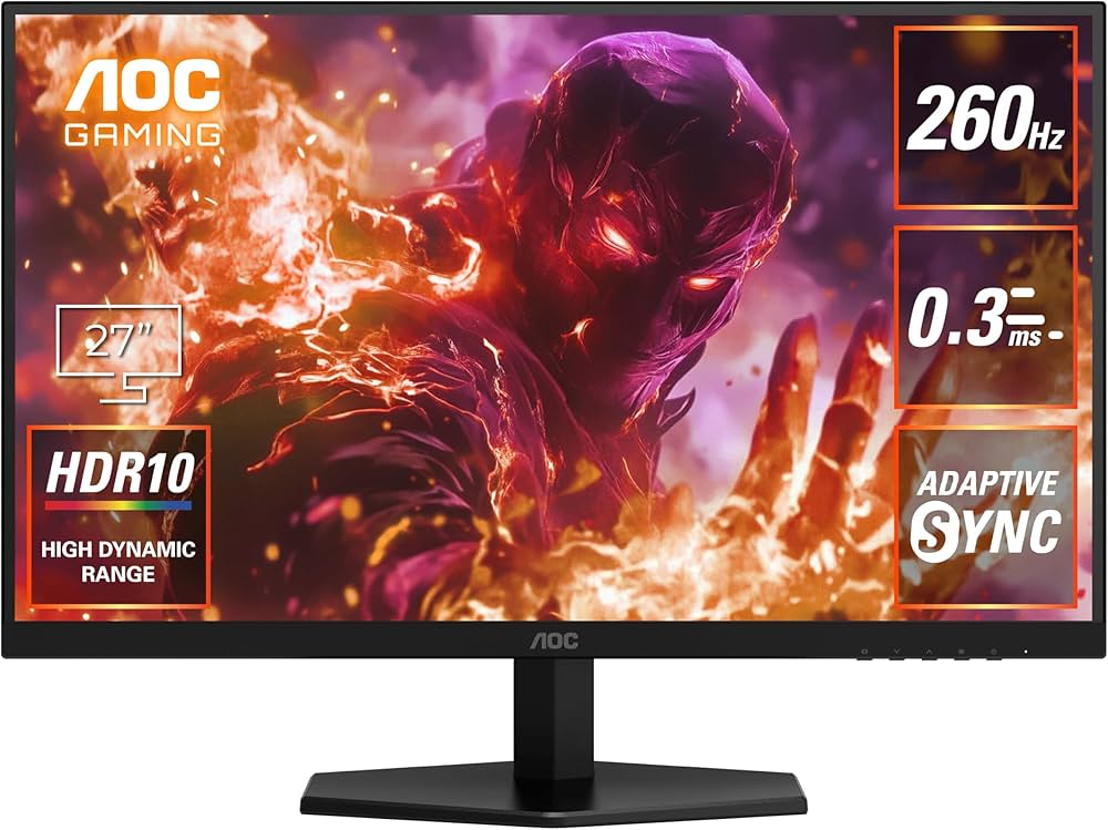 AOC Q27G42ZE/71: Sự Kết Hợp Hoàn Hảo Giữa Độ Phân Giải QHD Và Tốc Độ 260Hz