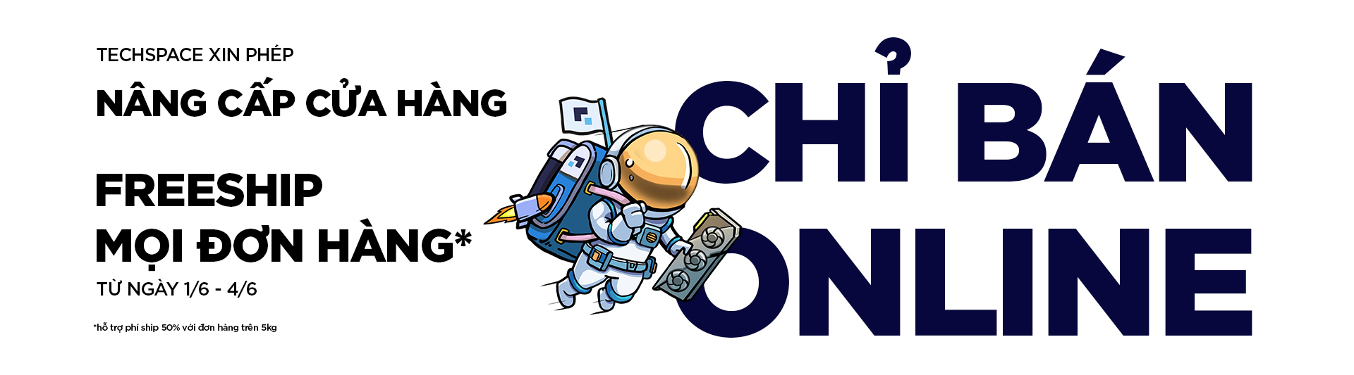 TechSpace nâng cấp cửa hàng