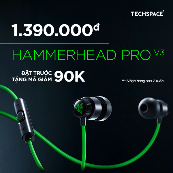 Razer Hammerhead V3 đỉnh cao chất âm và linh hoạt