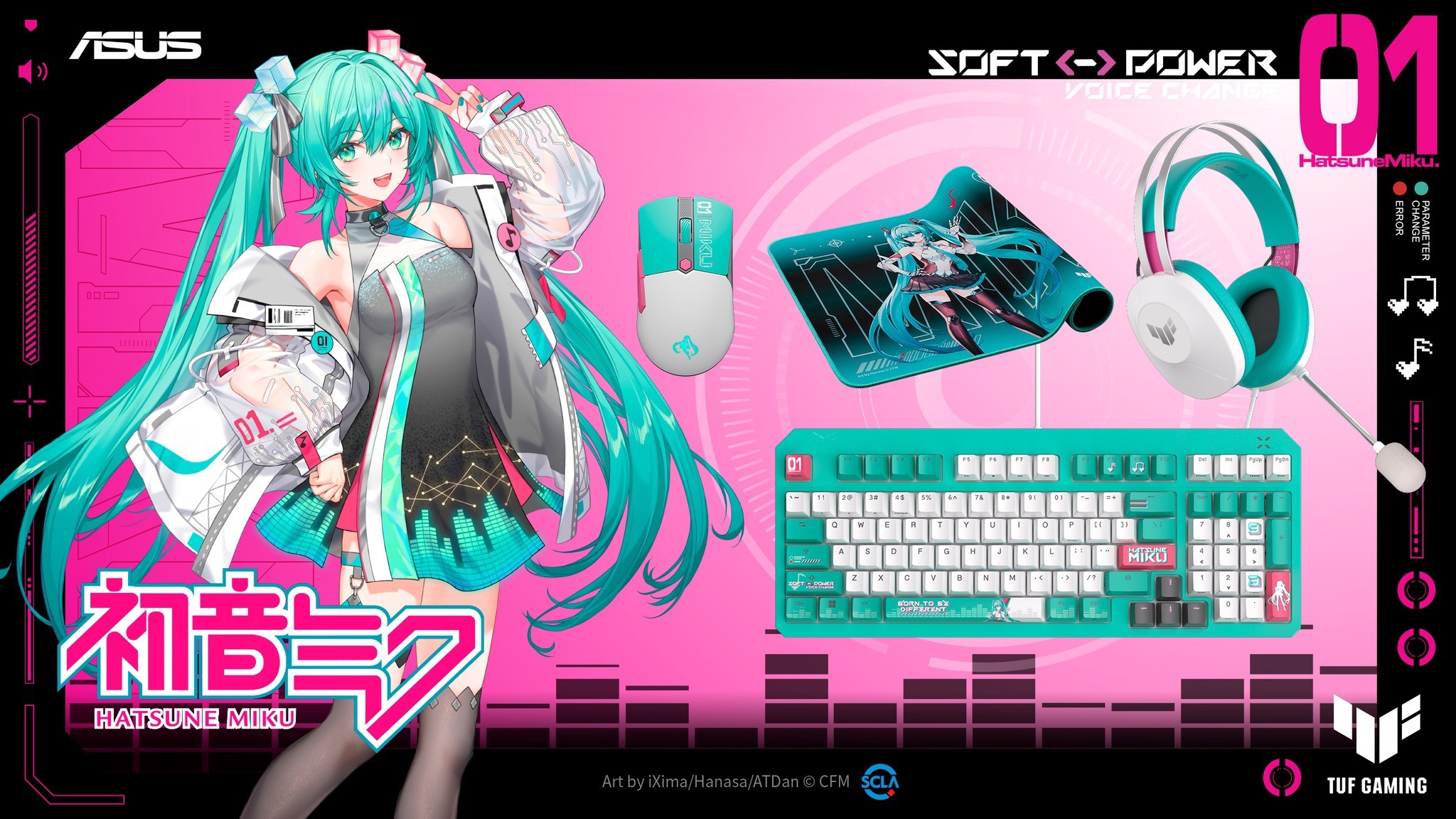 Khám Phá Bộ Sưu Tập ASUS TUF Gaming x Hatsune Miku Tại TechSpace.VN