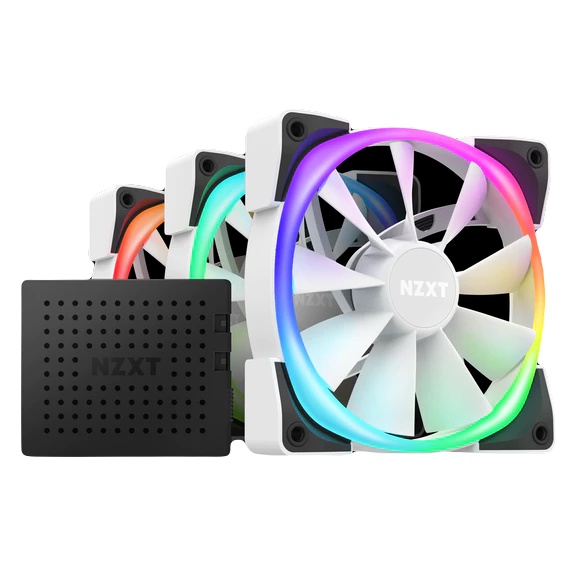 Fan case NZXT AER RGB 2 Series 120mm Triple Starter White