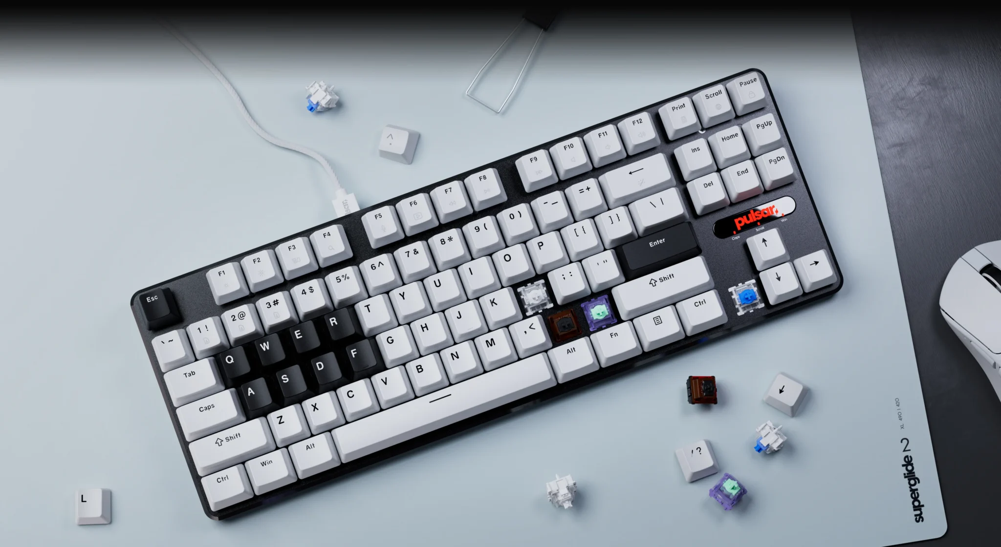 Bàn phím HE Pulsar PCMK 2 HE TKL