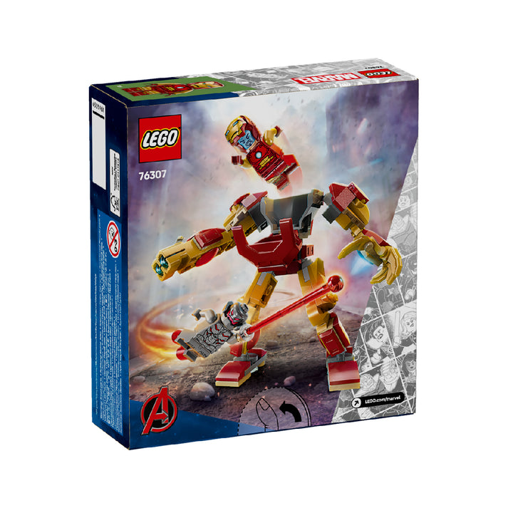 Bộ Mô Hình LEGO SUPERHEROES Iron Man Mech vs. Ultron #76307