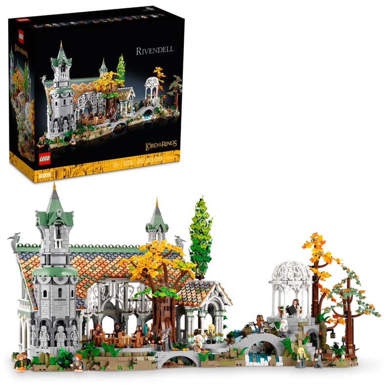Bộ Mô Hình LEGO Icons THE LORD OF THE RINGS: RIVENDELL™ #10316